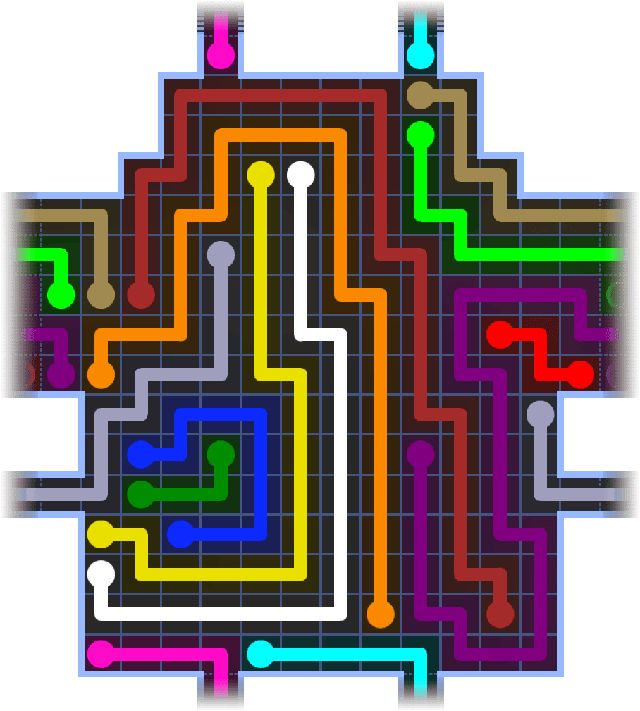 Flow Free Warps 3748 Solution