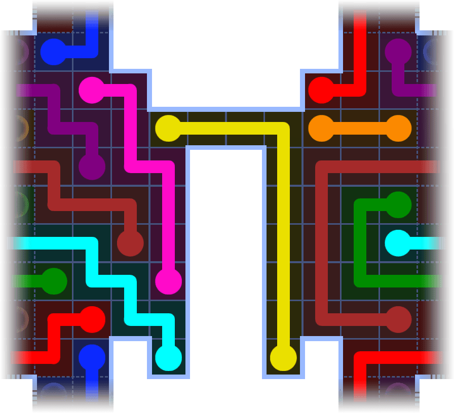 Flow Free Warps 3631 Solution