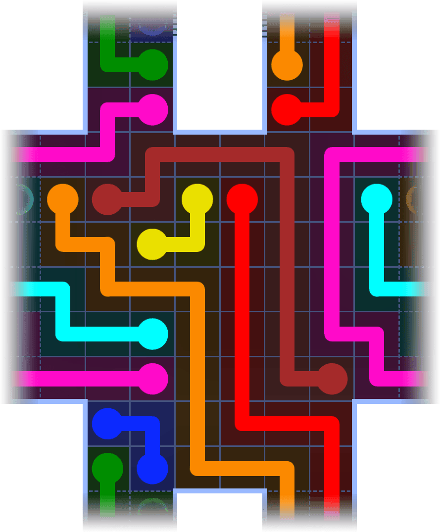 Flow Free Warps 3632 Solution