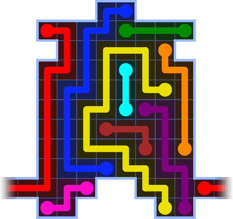 Flow Free Warps 3641 Solution