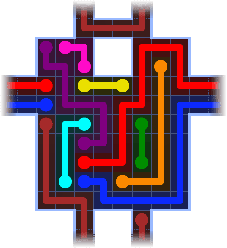 Flow Free Warps 3643 Solution