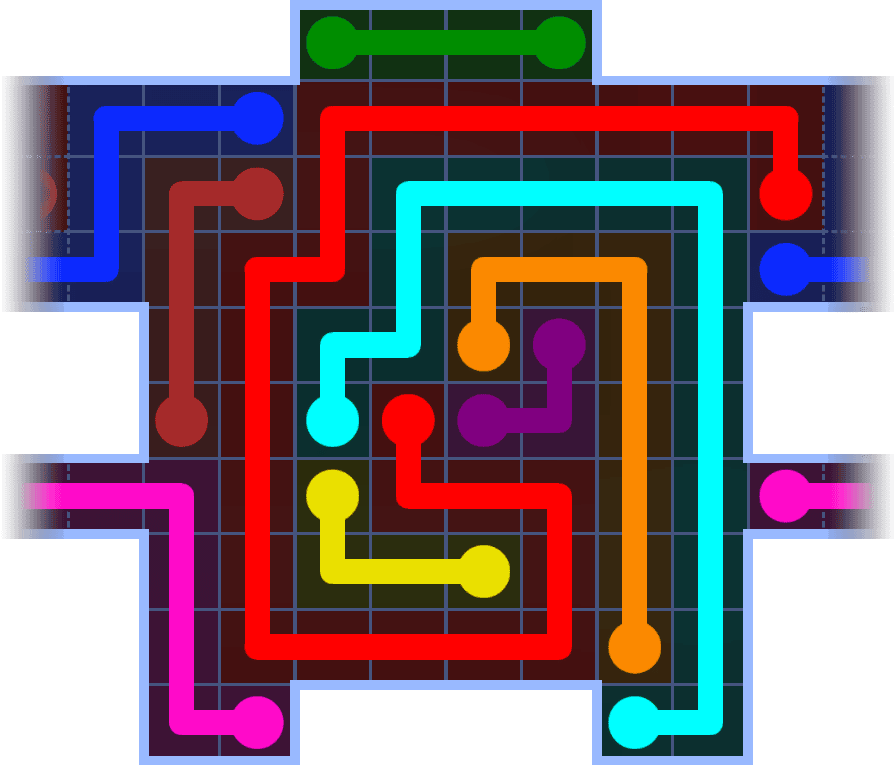 Flow Free Warps 3644 Solution