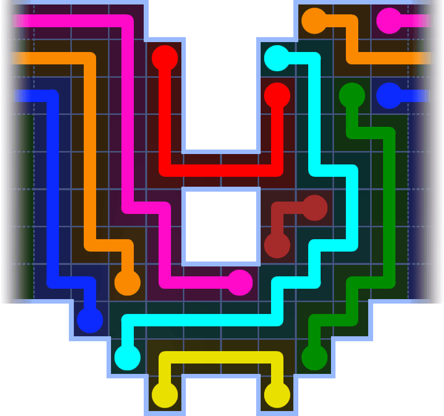 Flow Free Warps 3647 Solution