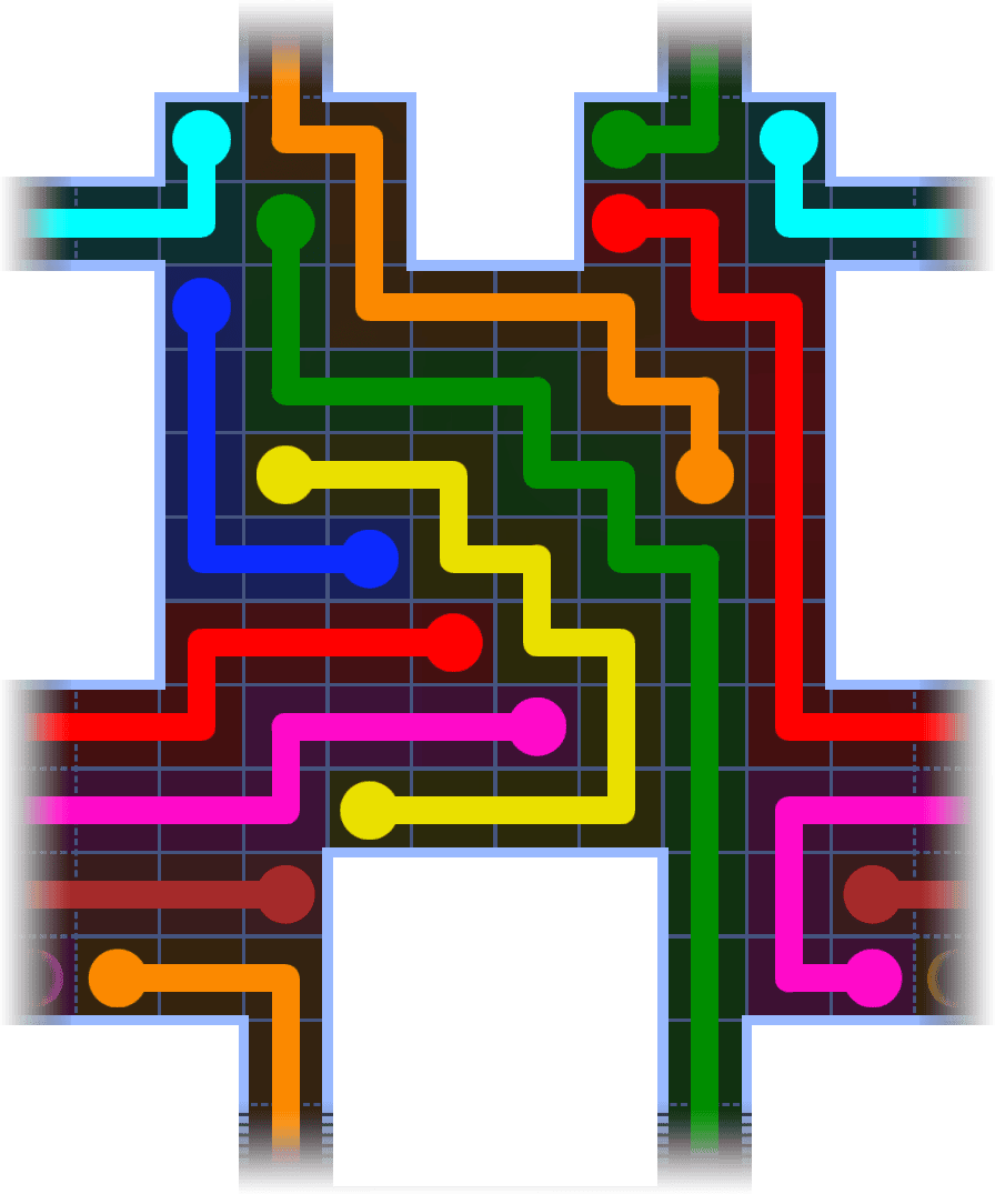 Flow Free Warps 3652 Solution