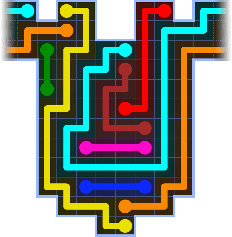 Flow Free Warps 3653 Solution
