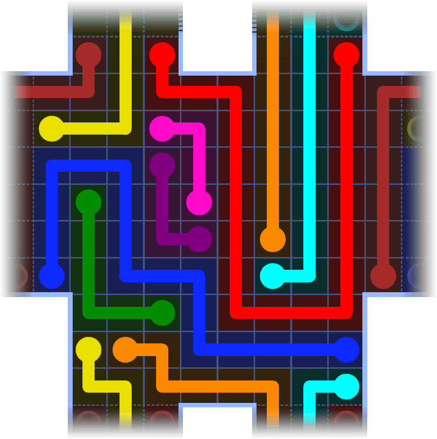 Flow Free Warps 3654 Solution