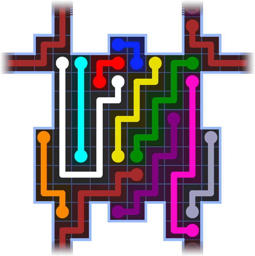 Flow Free Warps 3658 Solution