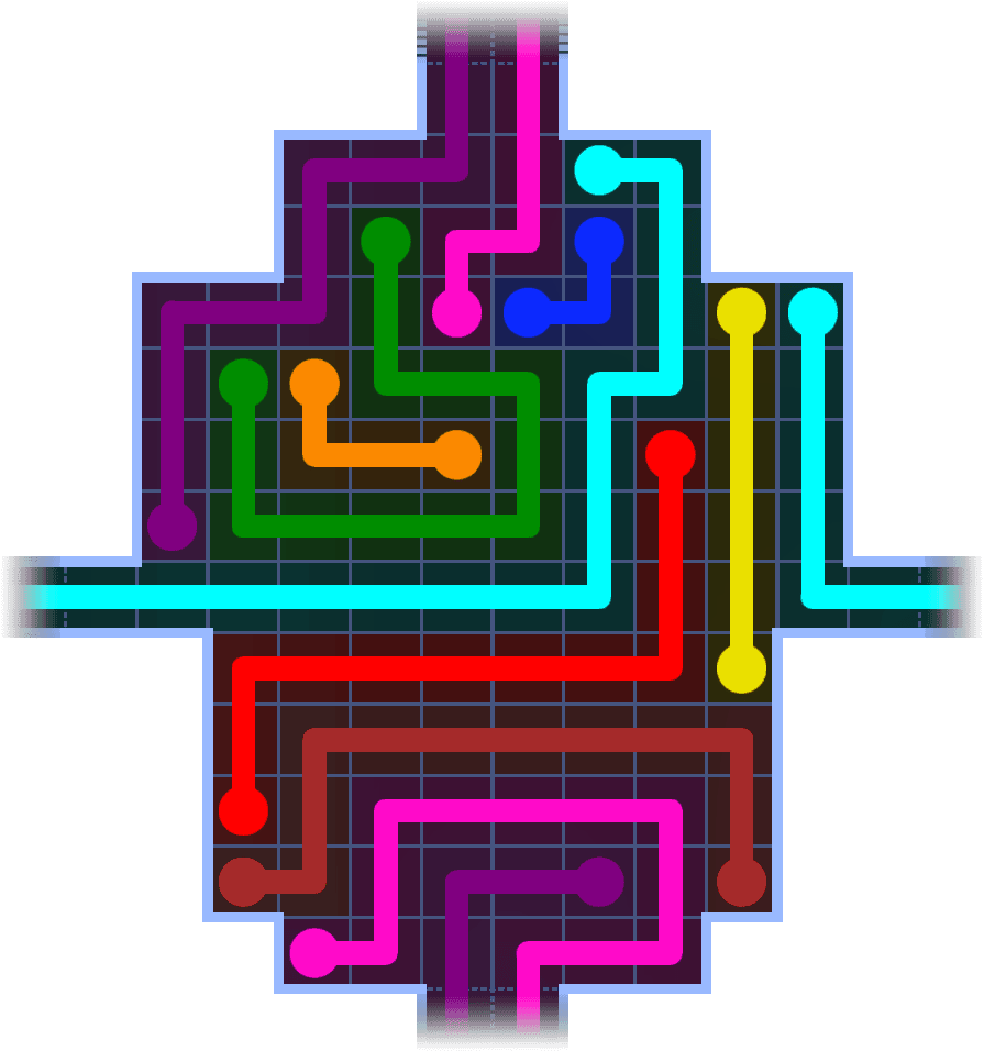 Flow Free Warps 3668 Solution