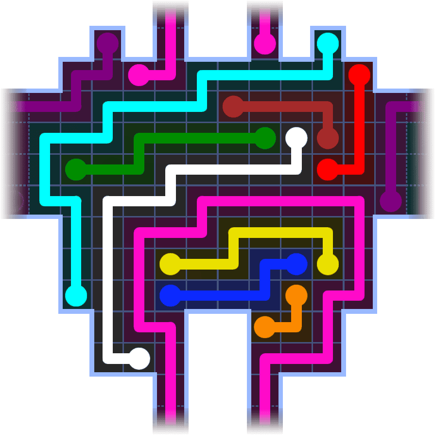 Flow Free Warps 3670 Solution