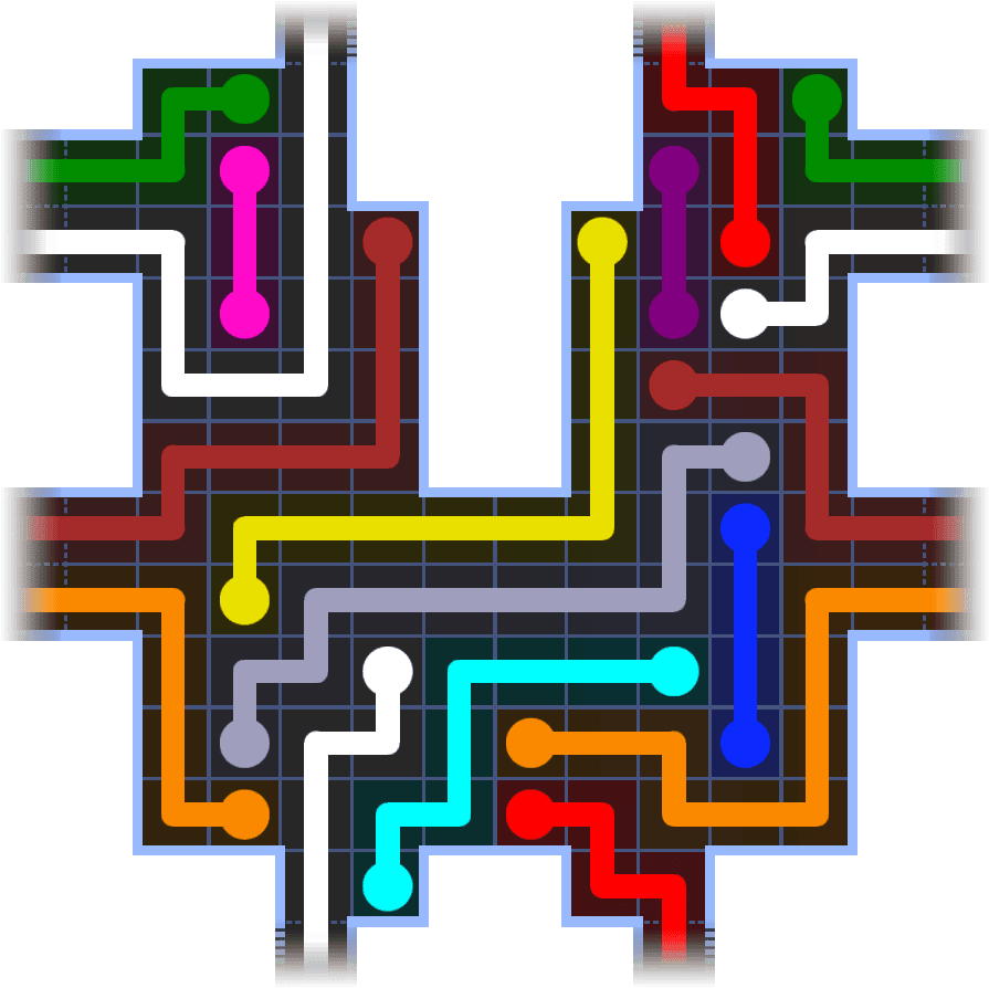 Flow Free Warps 3671 Solution
