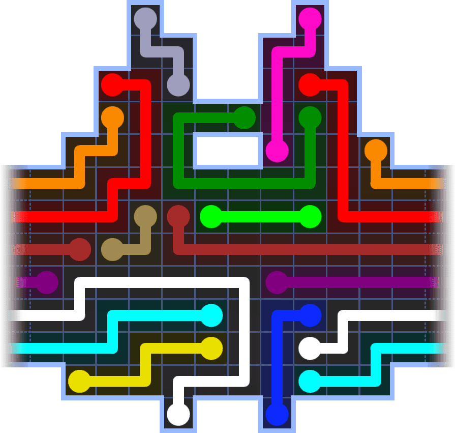 Flow Free Warps 3677 Solution