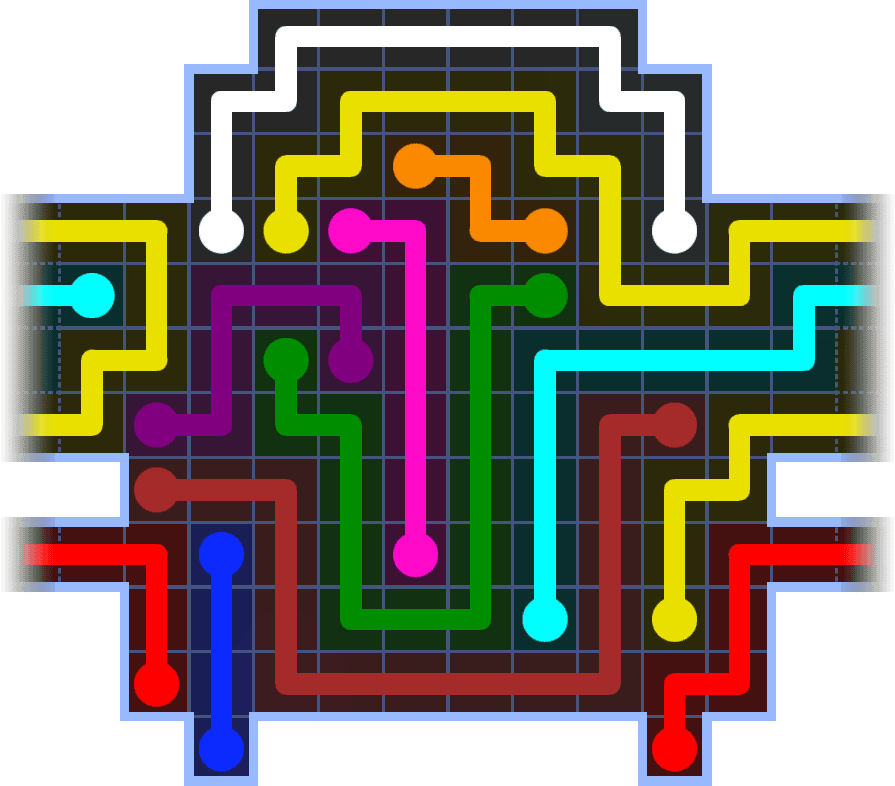 Flow Free Warps 3679 Solution