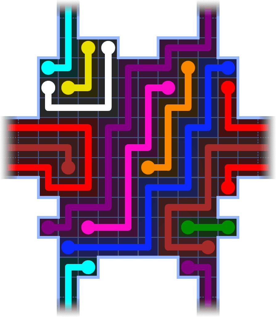 Flow Free Warps 3680 Solution