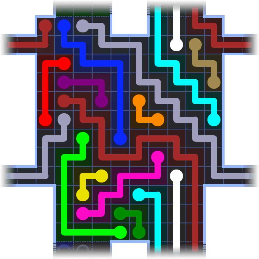 Flow Free Warps 3681 Solution