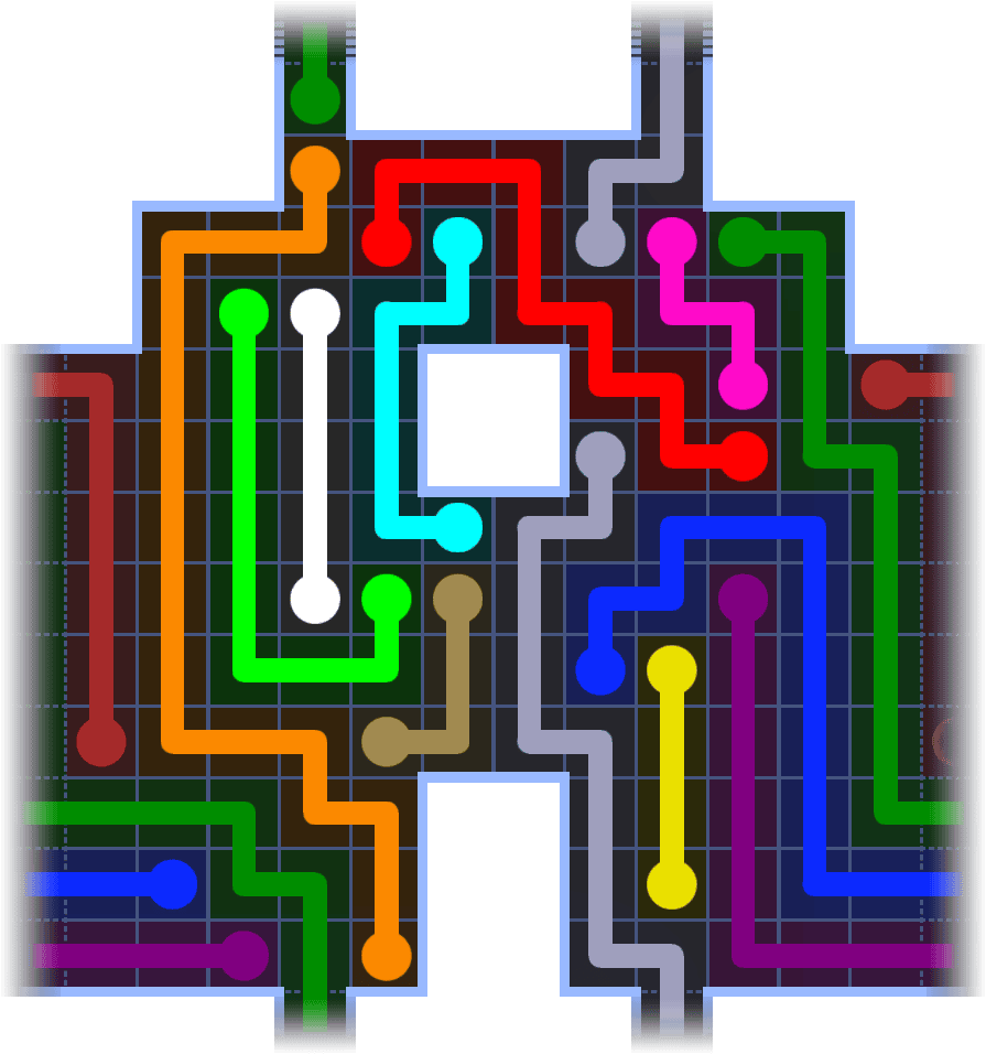Flow Free Warps 3690 Solution