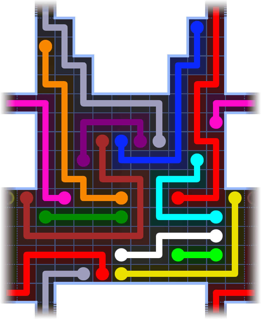 Flow Free Warps 3700 Solution
