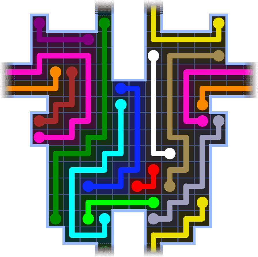Flow Free Warps 3702 Solution
