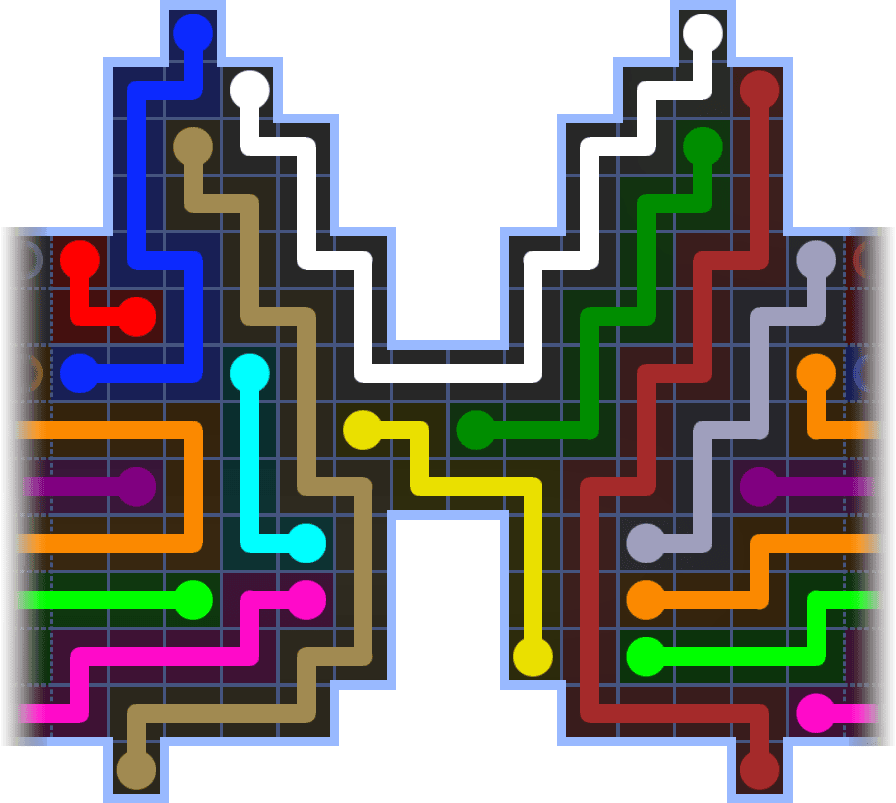 Flow Free Warps 3703 Solution