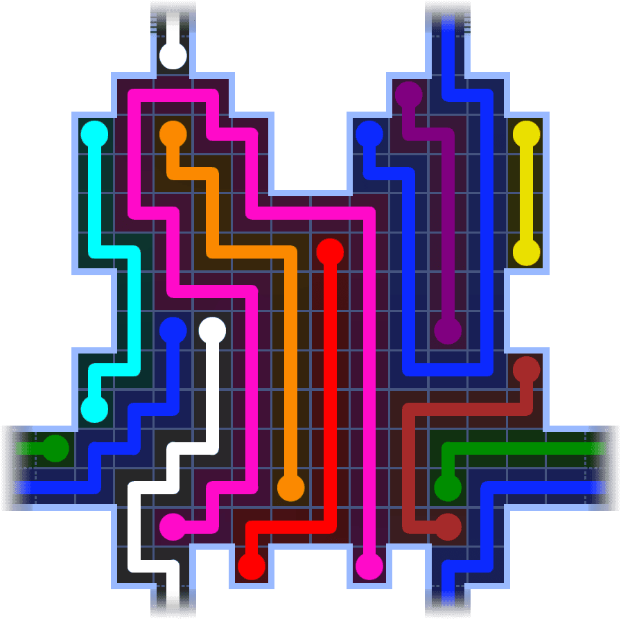 Flow Free Warps 3704 Solution