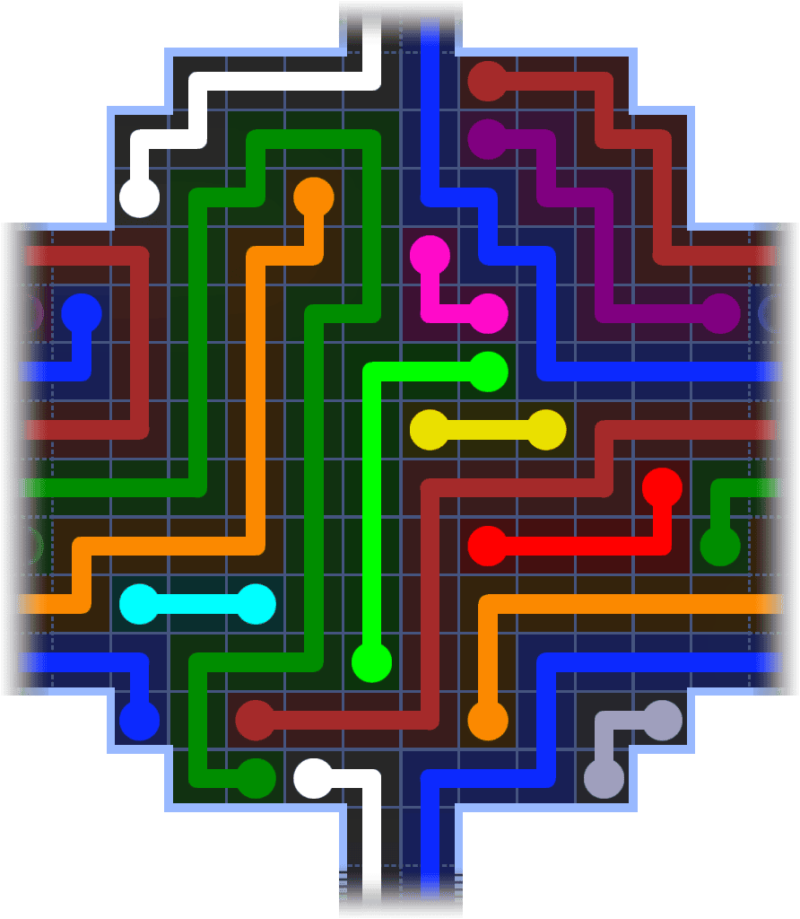 Flow Free Warps 3708 Solution