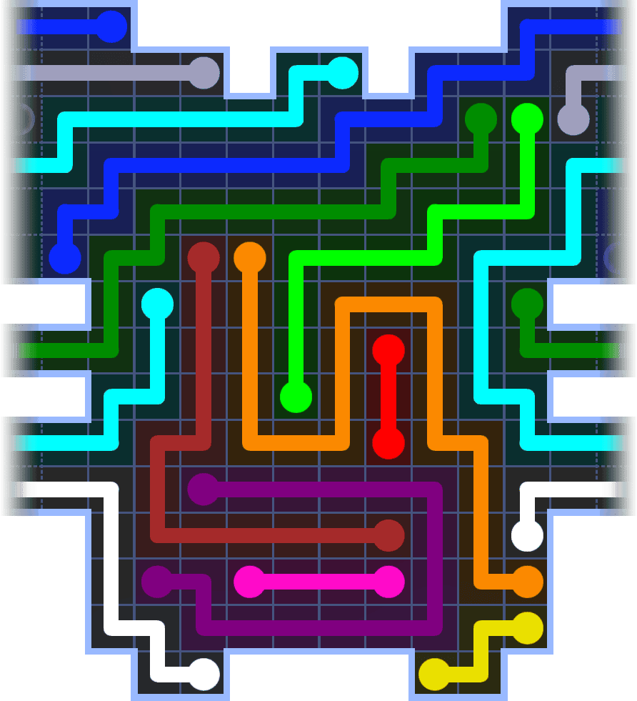 Flow Free Warps 3716 Solution