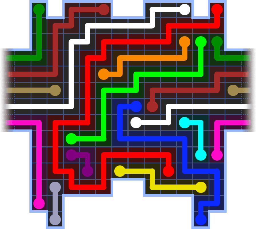 Flow Free Warps 3719 Solution