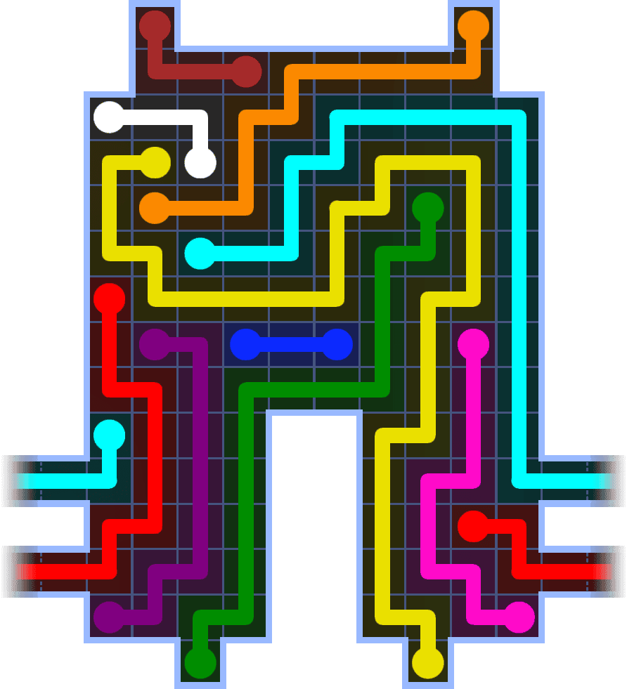 Flow Free Warps 3691 Solution