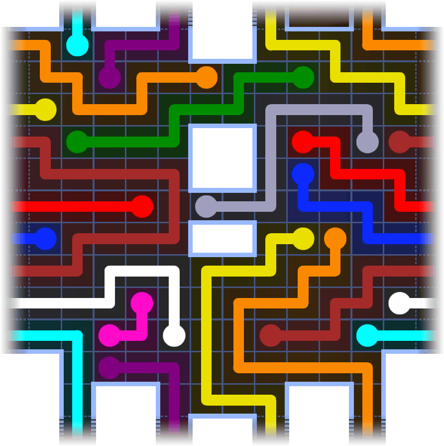 Flow Free Warps 3693 Solution