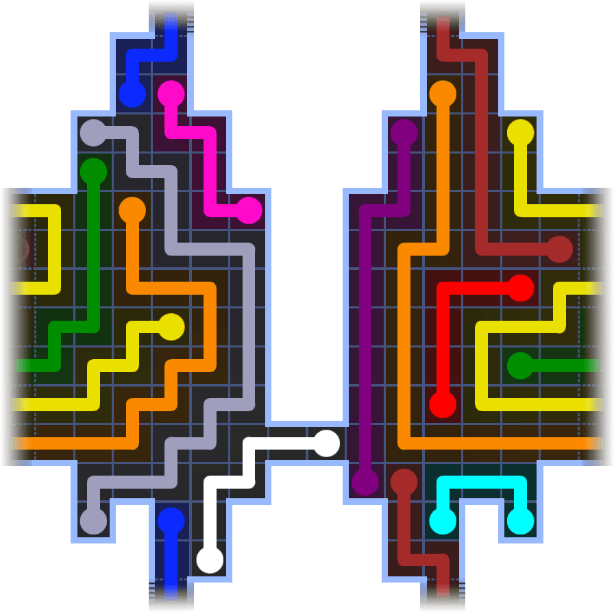 Flow Free Warps 3694 Solution