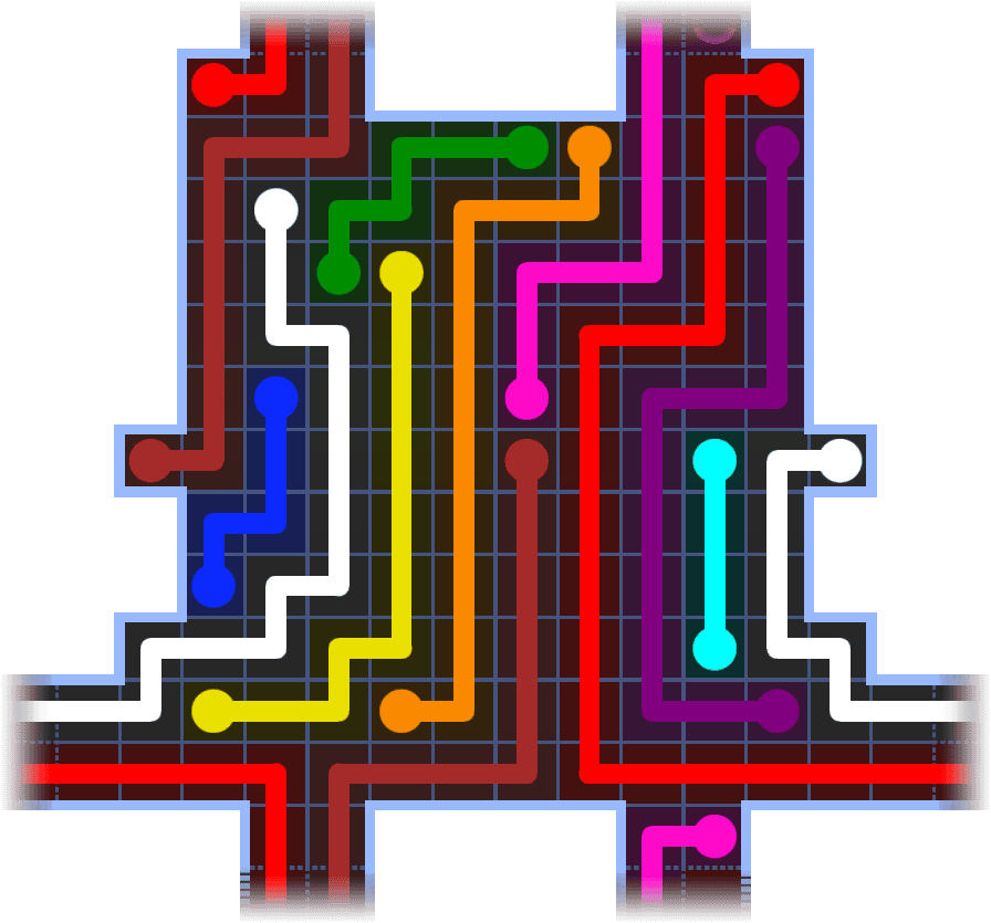 Flow Free Warps 3696 Solution