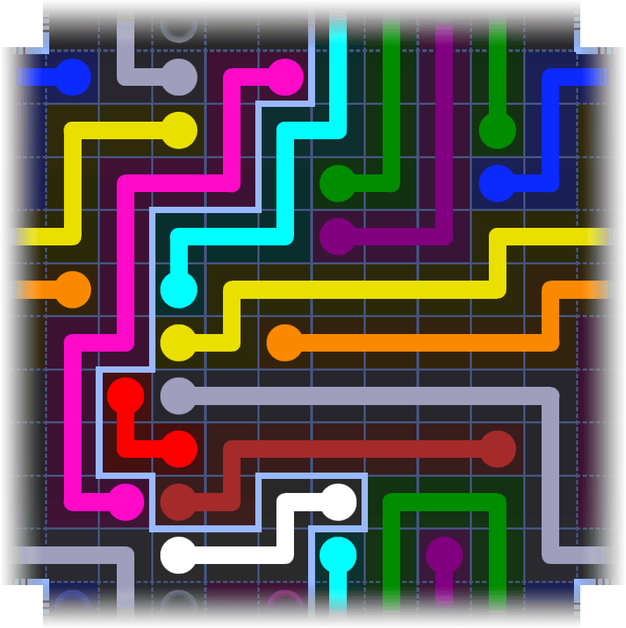 Flow Free Warps 4008 Solution