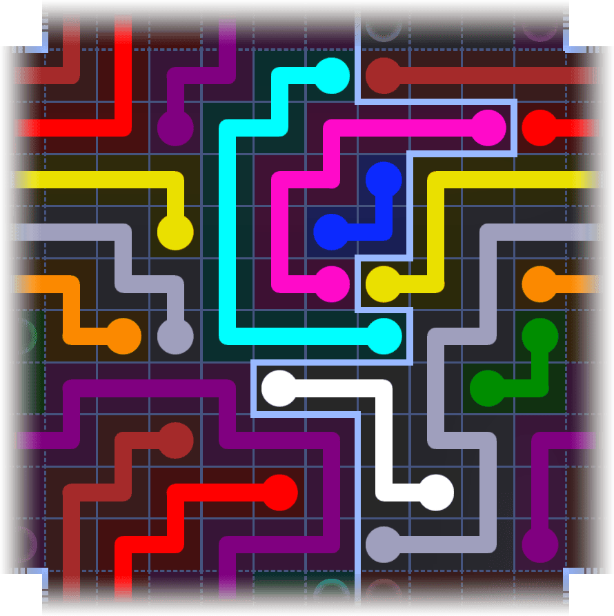 Flow Free Warps 3992 Solution