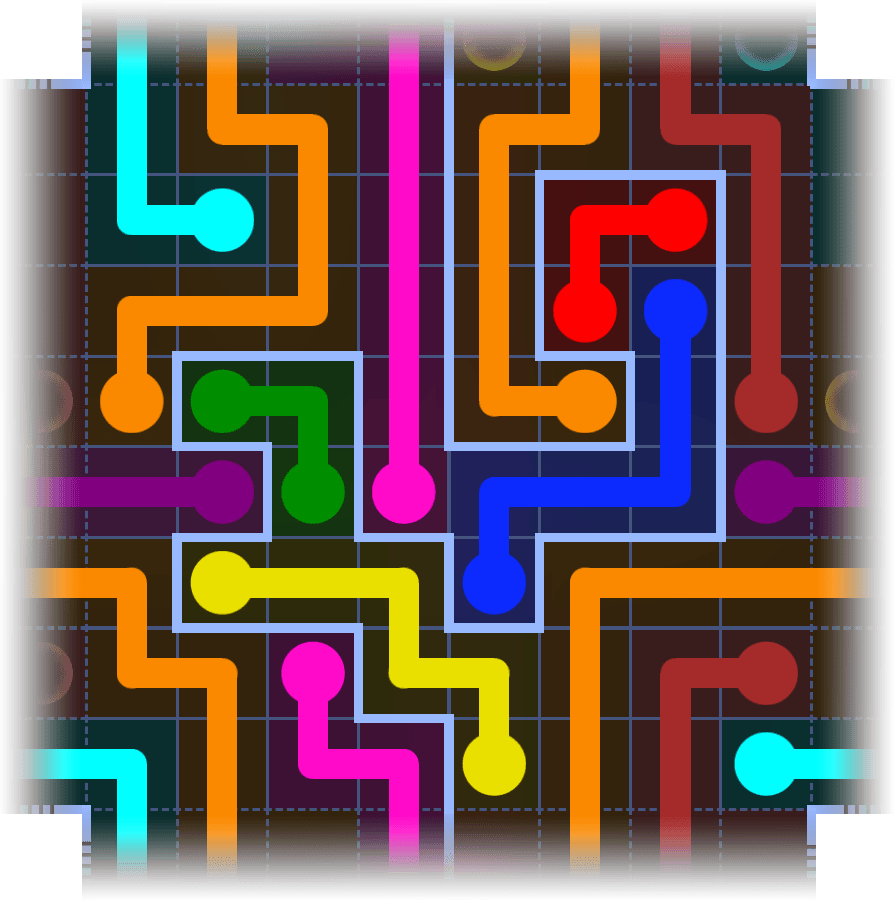 Flow Free Warps 3950 Solution