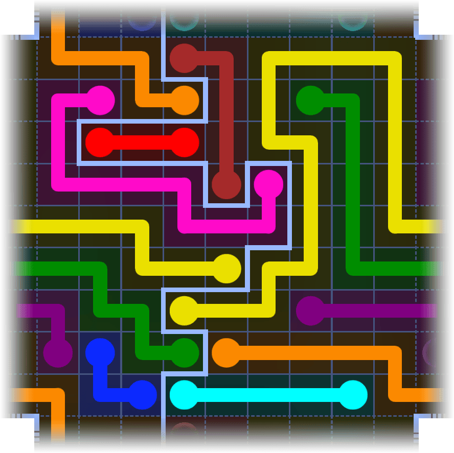 Flow Free Warps 3967 Solution