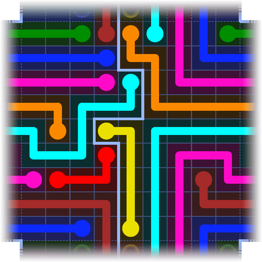 Flow Free Warps 3973 Solution