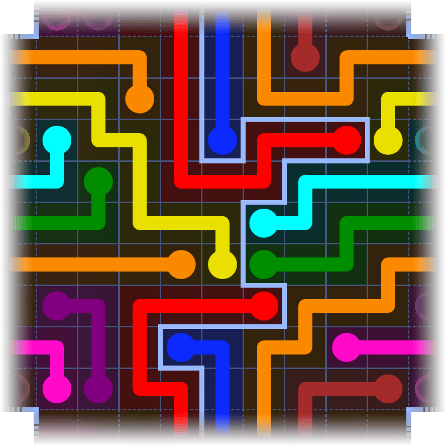 Flow Free Warps 3976 Solution