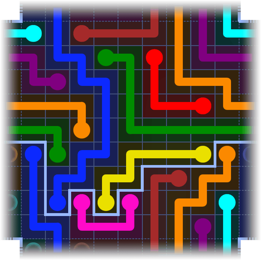 Flow Free Warps 3980 Solution