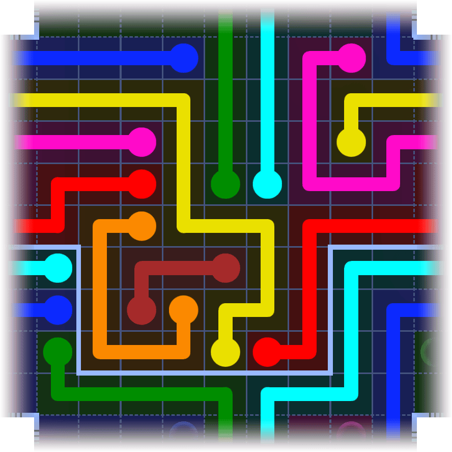 Flow Free Warps 3990 Solution