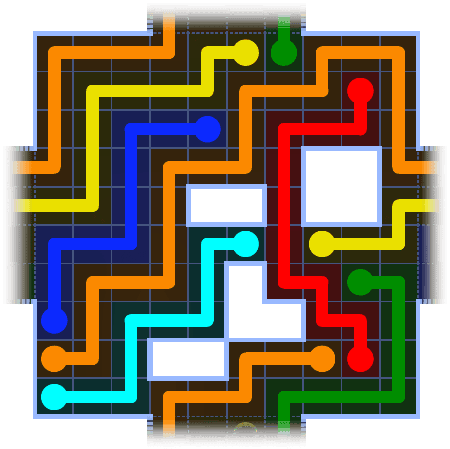 Flow Free Warps 3850 Solution