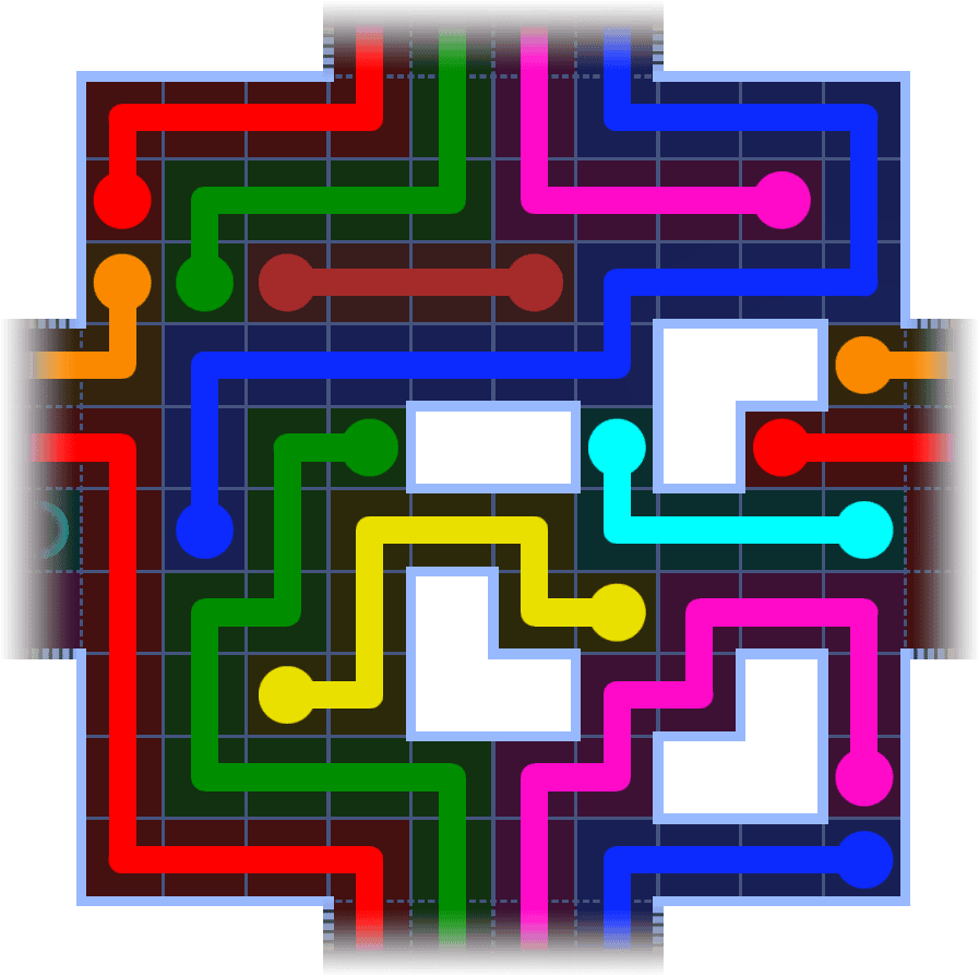 Flow Free Warps 3853 Solution