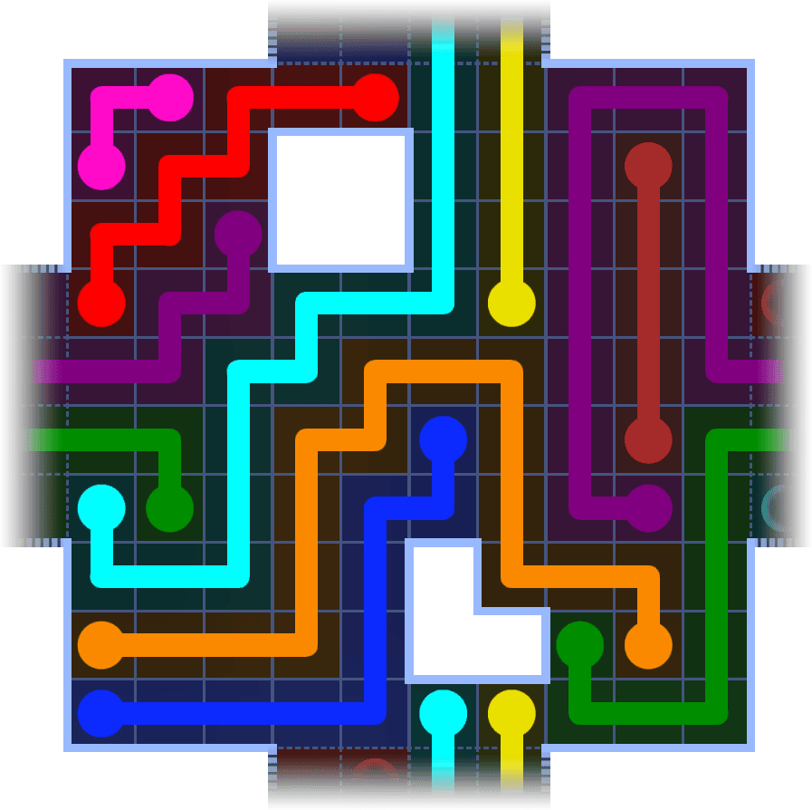 Flow Free Warps 3864 Solution