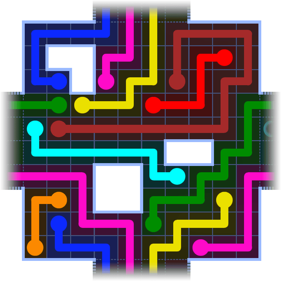 Flow Free Warps 3868 Solution