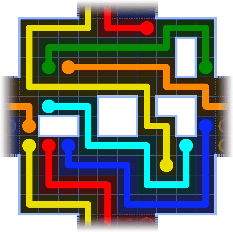 Flow Free Warps 3842 Solution