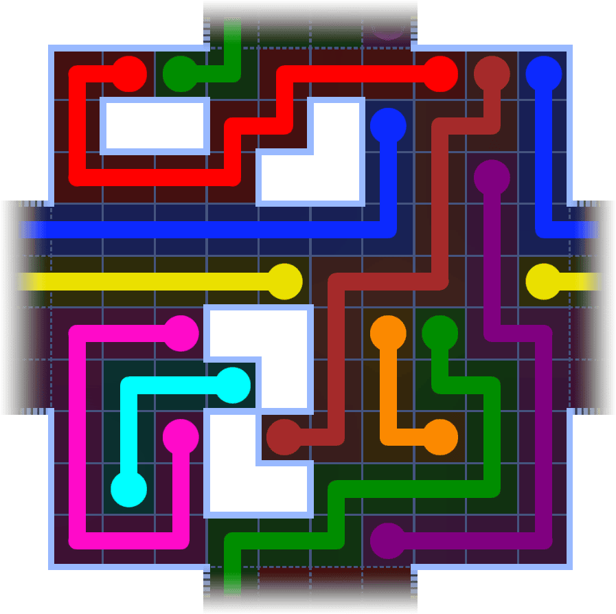 Flow Free Warps 3843 Solution