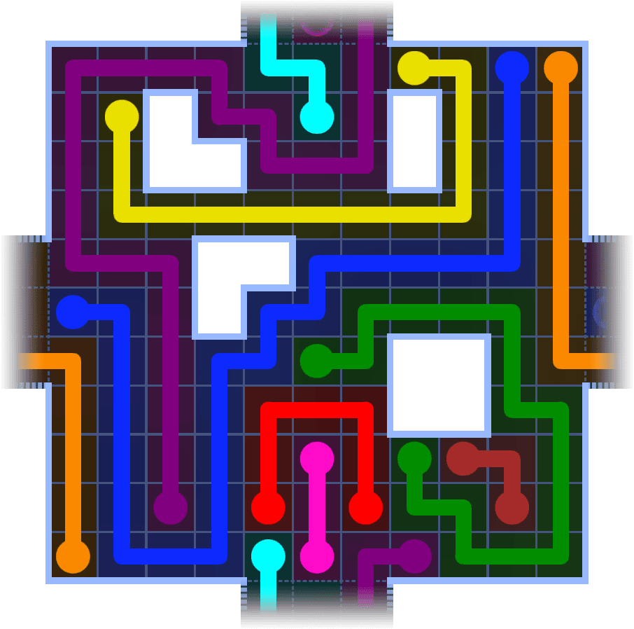 Flow Free Warps 3871 Solution