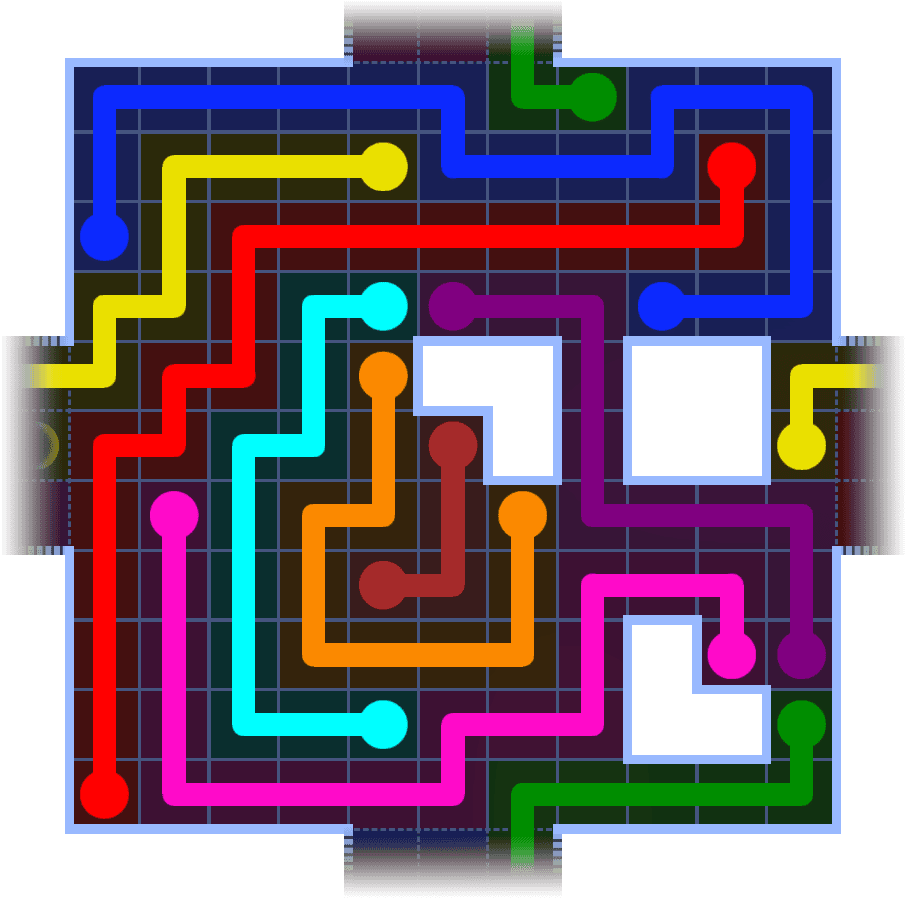 Flow Free Warps 3875 Solution