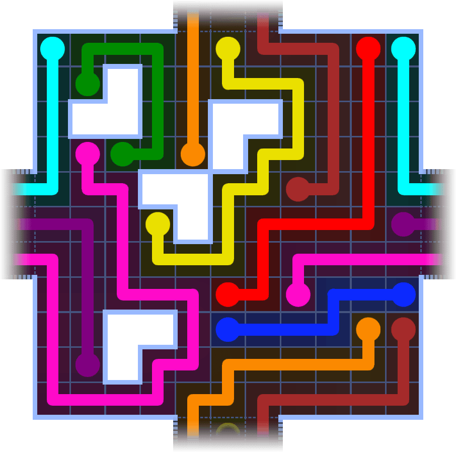 Flow Free Warps 3880 Solution