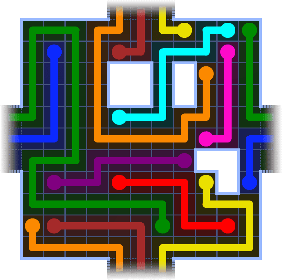 Flow Free Warps 3886 Solution