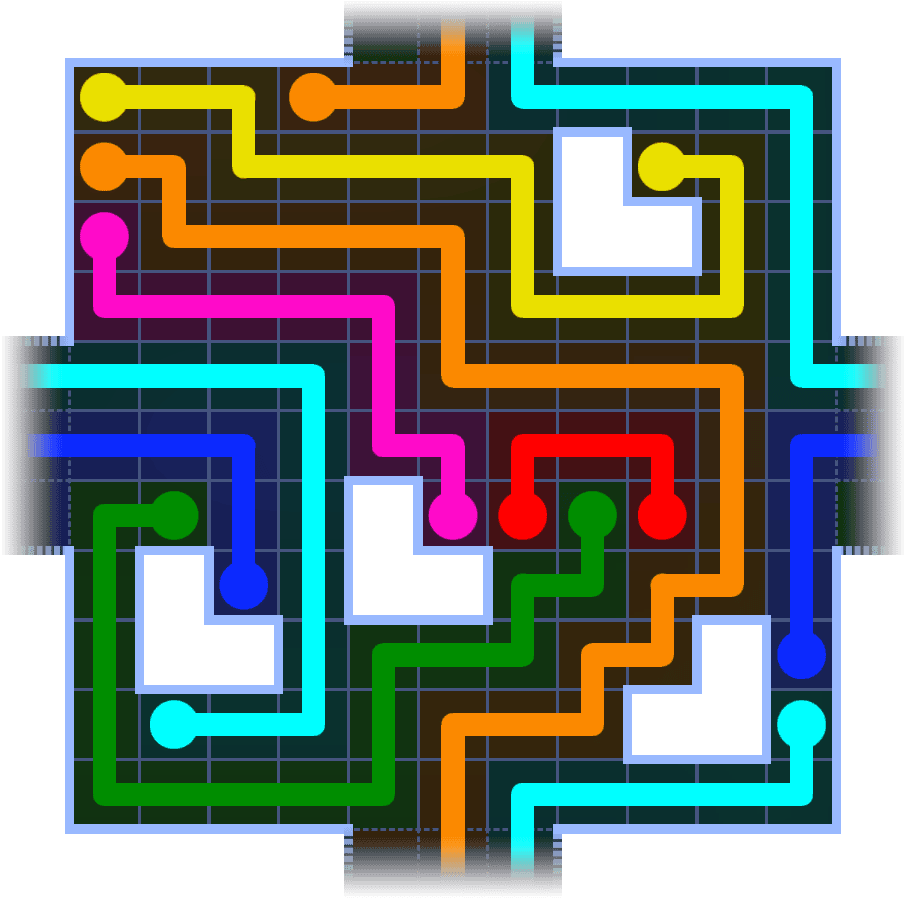 Flow Free Warps 3887 Solution