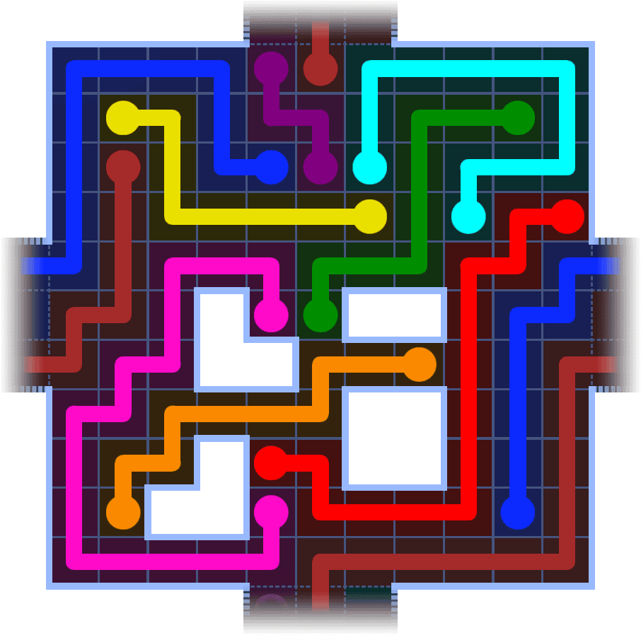 Flow Free Warps 3888 Solution